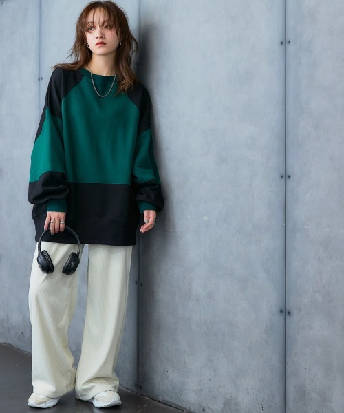 Soiunique（スワユニーク）の「コーデュロイ素材　超ワイドパンツ ［Soiunique］（その他パンツ・レディース・ベージュ/ブラック/ダークブラウン/グリーン/アイボリー・L/M/LL）」の16枚目の写真