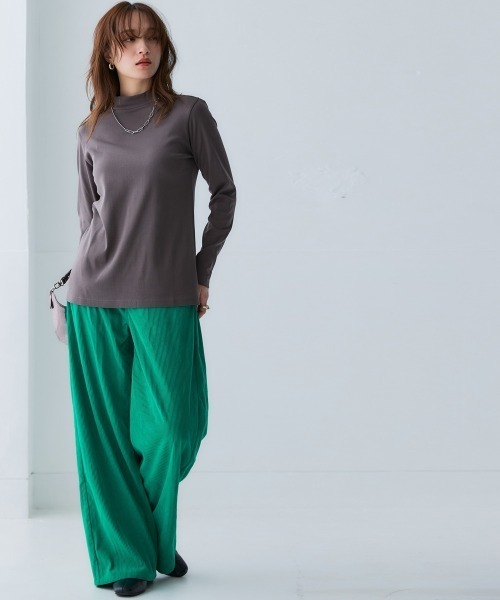 Soiunique（スワユニーク）の「コーデュロイ素材　超ワイドパンツ ［Soiunique］（その他パンツ・レディース・ベージュ/ブラック/ダークブラウン/グリーン/アイボリー・L/M/LL）」の9枚目の写真