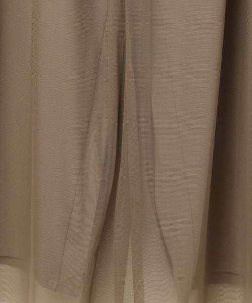 BAYFLOW（ベイフロー）の「[裏地付き秋冬バージョン]チュールレイヤードワイドパンツ（その他パンツ・レディース・ボルドー/ブラック/モカ・FREE）」の21枚目の写真