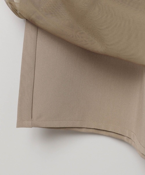 BAYFLOW（ベイフロー）の「[裏地付き秋冬バージョン]チュールレイヤードワイドパンツ（その他パンツ・レディース・ボルドー/ブラック/モカ・FREE）」の22枚目の写真