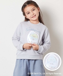 a.v.v（アーヴェヴェ）の「[100-140]【すみっコぐらし】リバーシブルスパンコールトレーナー（スウェット・キッズ）」