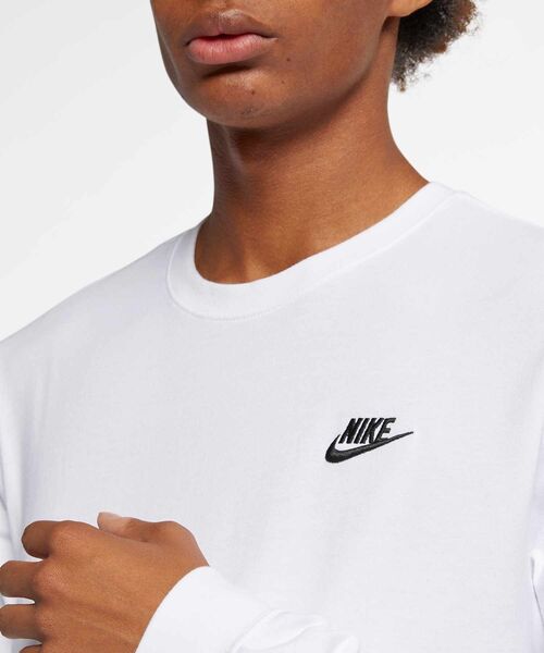 NIKE（ナイキ）の「ナイキ スポーツウェア メンズ ロングスリーブ Tシャツ / Nike Sportswear Men's Long-Sleeve T-Shirt AR5194-100 White（Tシャツ/カットソー・メンズ・ホワイト・XS/3XL/XL/S/M/L/2XL）」の6枚目の写真