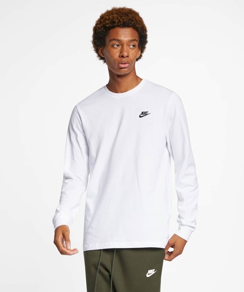 NIKE(ナイキ)の「ナイキ スポーツウェア メンズ ロングスリーブ Tシャツ / Nike Sportswear Men's Long-Sleeve T-Shirt AR5194-100 White(Tシャツ/カットソー・メンズ・ホワイト・XS/3XL/XL/S/M/L/2XL)」の5枚目の写真