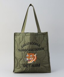 coen | 刺繍キルティングトートバッグ(ショルダーバッグ)