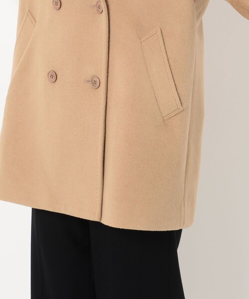 K.T KIYOKO TAKASE（キヨコタカセ）の「アンゴラウール ピーコート（ピーコート・レディース・ネイビー/トップグレー/キャメル・9号/11号）」の15枚目の写真