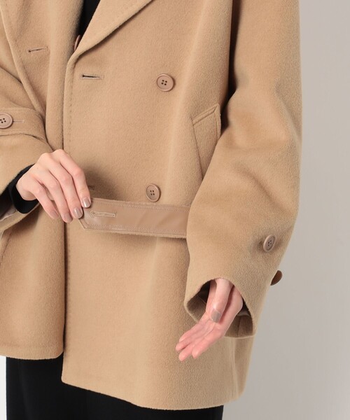 K.T KIYOKO TAKASE（キヨコタカセ）の「アンゴラウール ピーコート（ピーコート・レディース・ネイビー/トップグレー/キャメル・9号/11号）」の19枚目の写真