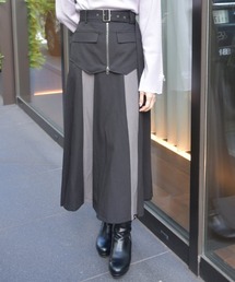 axes femme | コルセットレイヤード風スカート(スカート)