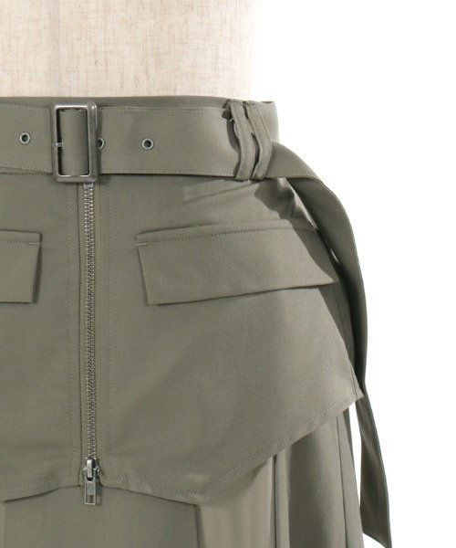 axes femme（アクシーズファム）の「コルセットレイヤード風スカート（スカート・レディース・カーキ/ブラック/グレー・FREE）」の11枚目の写真