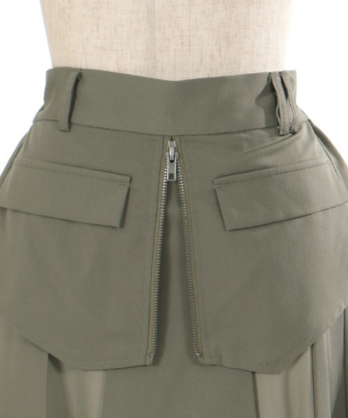 axes femme（アクシーズファム）の「コルセットレイヤード風スカート（スカート・レディース・カーキ/ブラック/グレー・FREE）」の13枚目の写真