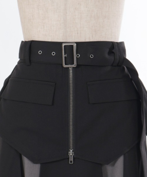 axes femme（アクシーズファム）の「コルセットレイヤード風スカート（スカート・レディース・カーキ/ブラック/グレー・FREE）」の19枚目の写真