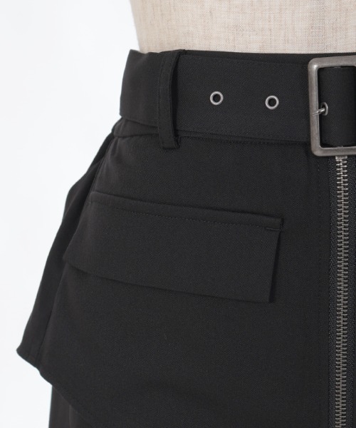 axes femme（アクシーズファム）の「コルセットレイヤード風スカート（スカート・レディース・カーキ/ブラック/グレー・FREE）」の21枚目の写真