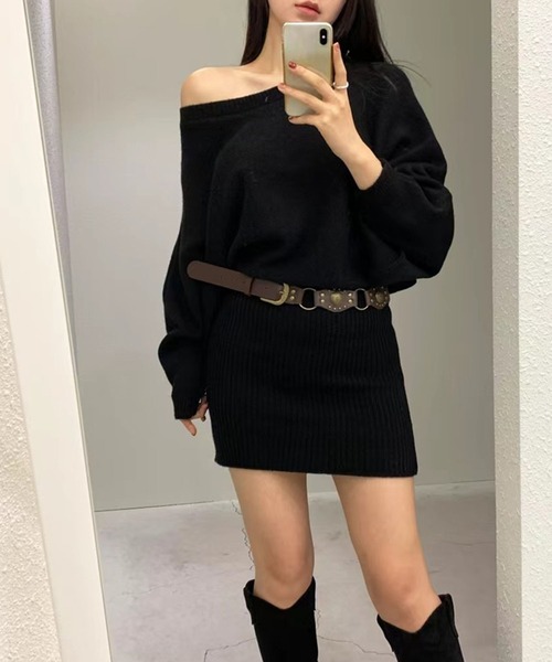 ルネニットワンピース ドルマンニットワンピース（ワンピース）｜leune（ルネ）の