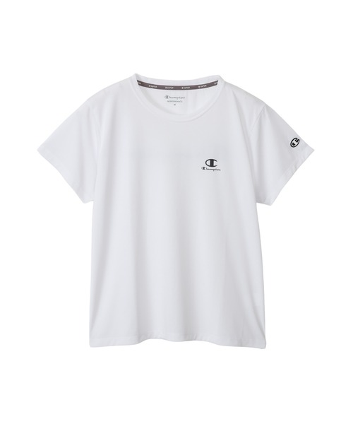 Champion（チャンピオン）の「【Champion/チャンピオン】レディース スポーツ ショートスリーブTシャツ（Tシャツ/カットソー・レディース・ホワイト/ピンク系その他5/ブルー系その他4/ヘザーチャコール・LARGE/MEDIUM）」の3枚目の写真