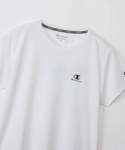 Champion（チャンピオン）の「【Champion/チャンピオン】レディース スポーツ ショートスリーブTシャツ（Tシャツ/カットソー・レディース・ホワイト/ピンク系その他5/ブルー系その他4/ヘザーチャコール・LARGE/MEDIUM）」の6枚目の写真