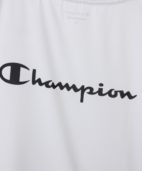 Champion（チャンピオン）の「【Champion/チャンピオン】レディース スポーツ ショートスリーブTシャツ（Tシャツ/カットソー・レディース・ホワイト/ピンク系その他5/ブルー系その他4/ヘザーチャコール・LARGE/MEDIUM）」の9枚目の写真