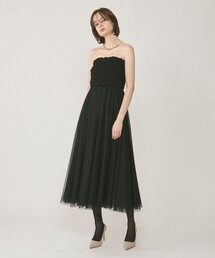 GRACE CONTINENTAL | シャーリングベアドレス(ドレス)