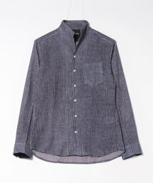 HIDEAWAYS NICOLE | カラークレープスタンドカラーシャツ(シャツ/ブラウス)