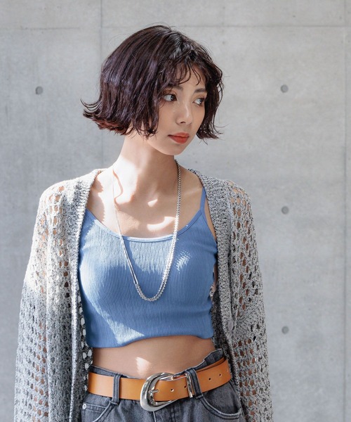 PAGEBOY（ページボーイ）の「2レンチェーンロングネックレス（ネックレス・レディース・ブラック/グレイッシュベージュ・FREE）」の8枚目の写真