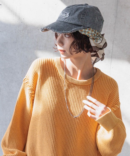 PAGEBOY（ページボーイ）の「2レンチェーンロングネックレス（ネックレス・レディース・ブラック/グレイッシュベージュ・FREE）」の5枚目の写真