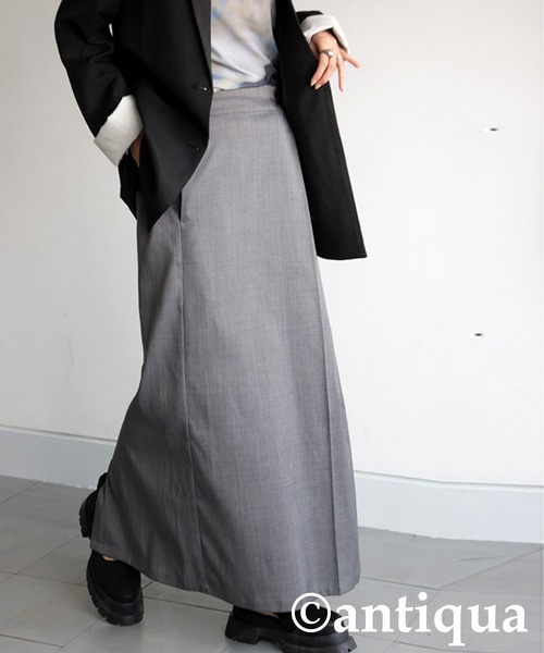 antiqua(アンティカ)の「クロスデザインスカート(スカート・レディース・ホワイト系その他/グレー/ブラック・ONESIZE)」の12枚目の写真