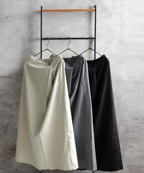 antiqua(アンティカ)の「クロスデザインスカート(スカート・レディース・ホワイト系その他/グレー/ブラック・ONESIZE)」の14枚目の写真