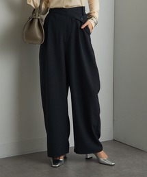 MAISON BREEZE（メゾンブリーズ）の「【MAISON BREEZE】アシンメトリー ウエストクロスドレープパンツ trc（スラックス）」