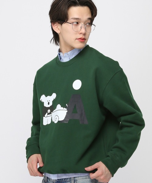 ALAND(エーランド)の「【UNISEX】Romane×ALAND/COCOプルオーバー(裏起毛)(スウェット・レディース・グリーン/ナチュラル・MEDIUM/LARGE)」の20枚目の写真