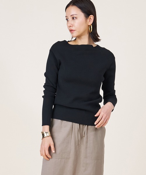 ニット セーター 「marmors」boat neck knit pullover レディース セール】【marmors】boat neck knit pullover（ニット/セーター