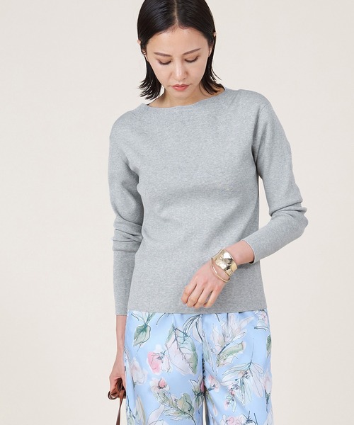 ニット セーター 「marmors」boat neck knit pullover レディース セール】【marmors】boat neck knit pullover（ニット/セーター