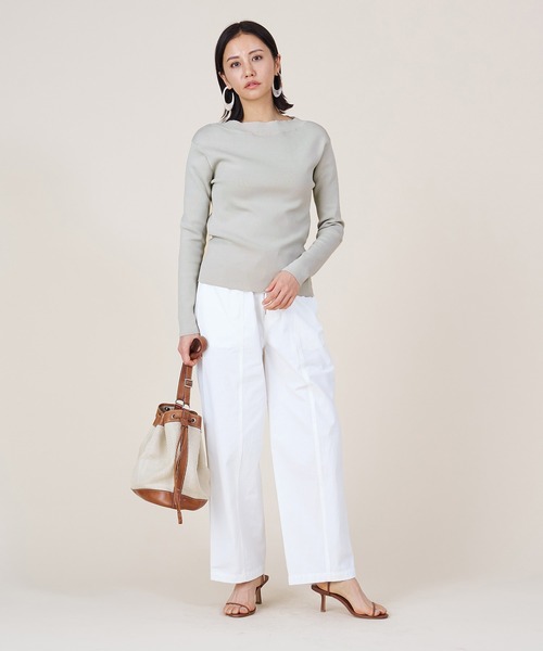 ニット セーター 「marmors」boat neck knit pullover レディース セール】【marmors】boat neck knit pullover（ニット/セーター