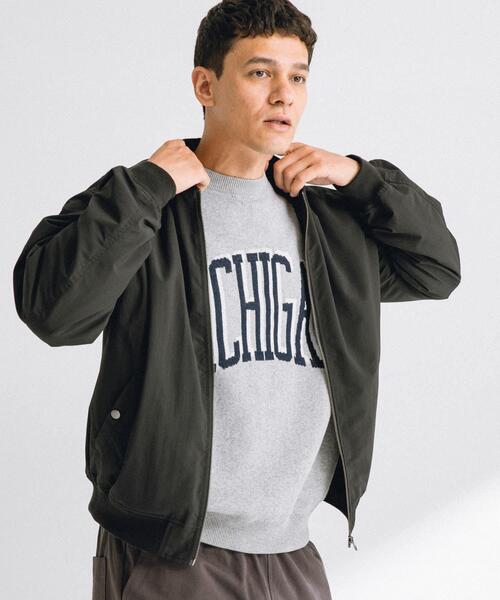 URBAN RESEARCH Sonny Label（アーバンリサーチサニーレーベル）の「撥水ライトウェイトMA-1ジャケット（MA-1・メンズ・ブラック/オリーブ・MEDIUM/LARGE/X-LARGE）」の6枚目の写真