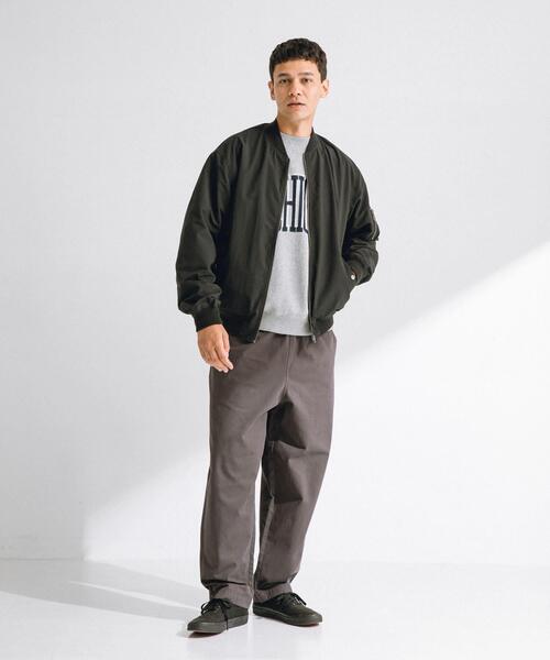 URBAN RESEARCH Sonny Label（アーバンリサーチサニーレーベル）の「撥水ライトウェイトMA-1ジャケット（MA-1・メンズ・ブラック/オリーブ・MEDIUM/LARGE/X-LARGE）」の8枚目の写真