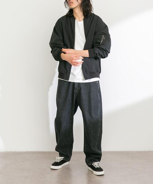 URBAN RESEARCH Sonny Label（アーバンリサーチサニーレーベル）の「撥水ライトウェイトMA-1ジャケット（MA-1・メンズ・ブラック/オリーブ・MEDIUM/LARGE/X-LARGE）」の17枚目の写真