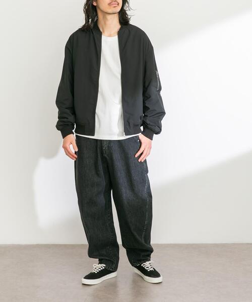 URBAN RESEARCH Sonny Label（アーバンリサーチサニーレーベル）の「撥水ライトウェイトMA-1ジャケット（MA-1・メンズ・ブラック/オリーブ・MEDIUM/LARGE/X-LARGE）」の4枚目の写真