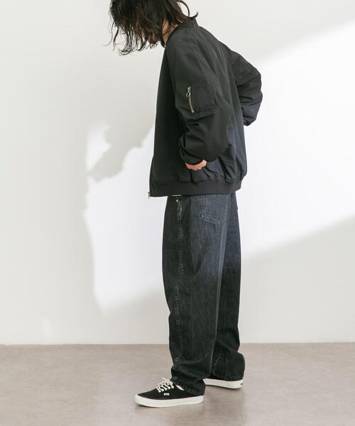 URBAN RESEARCH Sonny Label（アーバンリサーチサニーレーベル）の「撥水ライトウェイトMA-1ジャケット（MA-1・メンズ・ブラック/オリーブ・MEDIUM/LARGE/X-LARGE）」の5枚目の写真