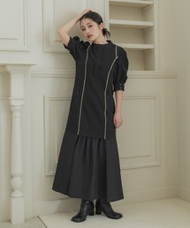 カットラインワンピース(1 BLACK): : ウィメンズ｜UNITED TOKYO