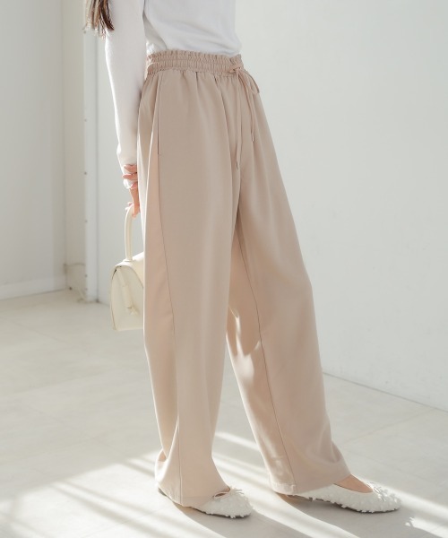 Bab(バブ)の「【S・M・Lサイズ展開】すっきりリラクシーパンツ(その他パンツ・レディース・ブラック/ライトグリーン/ベージュ・S/M/L)」の5枚目の写真