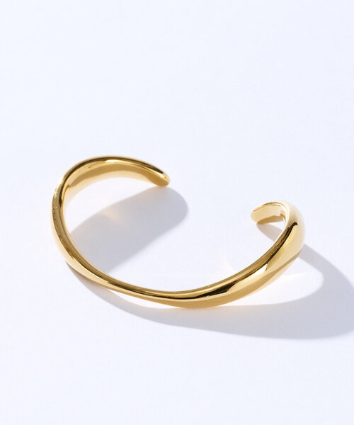 RIVE DROITE(リヴドロワ)の「【R.good(アールドットグッド)】カーブバングル(ブレスレット・レディース・シルバー/ゴールド・FREE)」の9枚目の写真
