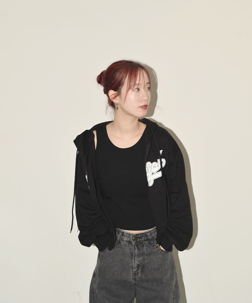 VIVID LADY(ビビッドレディー)の「キャミソール タンクトップ/Camisole Tank Top(キャミソール・レディース・ホワイト/ブラック/グレー・FREE)」の17枚目の写真