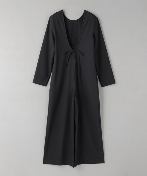 BEAUTY&YOUTH UNITED ARROWS（ビューティーアンドユースユナイテッドアローズ）の「コットン バックリボン オールインワン（つなぎ/オールインワン・レディース・ブラック/ダークグレー・M/S）」の10枚目の写真