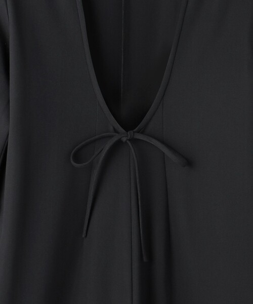 BEAUTY&YOUTH UNITED ARROWS（ビューティーアンドユースユナイテッドアローズ）の「コットン バックリボン オールインワン（つなぎ/オールインワン・レディース・ブラック/ダークグレー・M/S）」の15枚目の写真