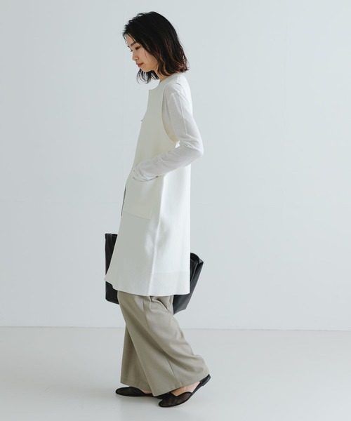 【AMIRI】コットン ベスト ダブルブレスト ベルト付き セール】ダブルジップニットベスト(ベスト)|URBAN RESEARCH