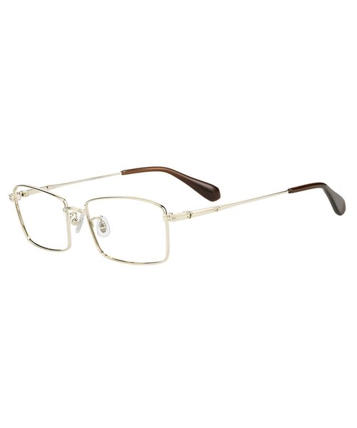 Zoff（ゾフ）の「ウェリントン型 メガネ｜メタルフレーム｜横長