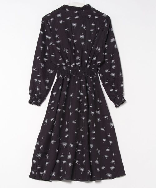BLANC FICELLE(ブランフィセル)の「シフォン リボン ワンピース(ワンピース・レディース・ブラック・M/L/XL)」の2枚目の写真