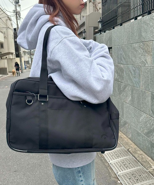 CONVERSE(コンバース)の「CONVERSE / CV SCHOOL CASUAL BAG / 80975800(ショルダーバッグ・レディース・グレー/ネイビー/ブラック・ONESIZE)」の2枚目の写真