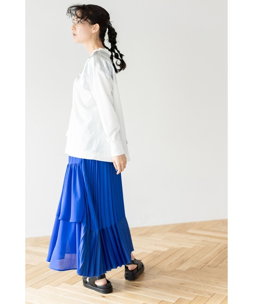 OSMOSIS(オズモーシス)の「箔プリントミニ裏毛プルオーバー(Tシャツ/カットソー・レディース・ホワイト/アッシュグレー/ブラック・ONE SIZE)」の8枚目の写真