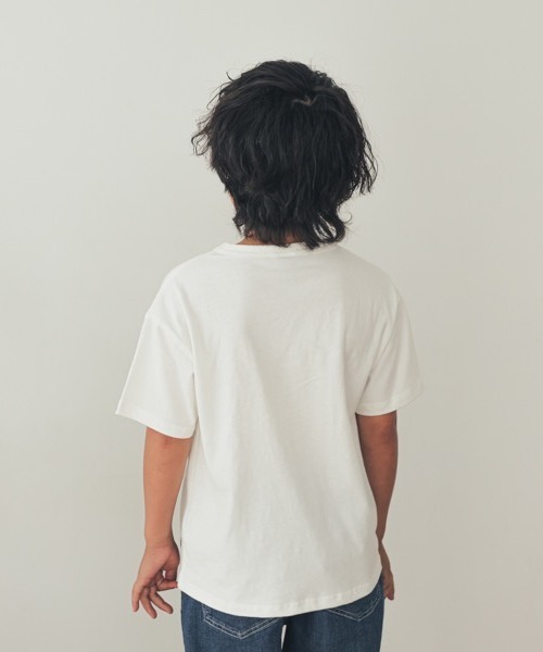 ZERO standerd（ゼロスタンダード）の「ZERO standard/ゼロスタンダード LOSANGELES　Tシャツ（Tシャツ/カットソー・キッズ・チャコールグレー/オフホワイト/アイボリー・110cm/120cm/130cm/140cm/150cm/160cm/100cm）」の5枚目の写真