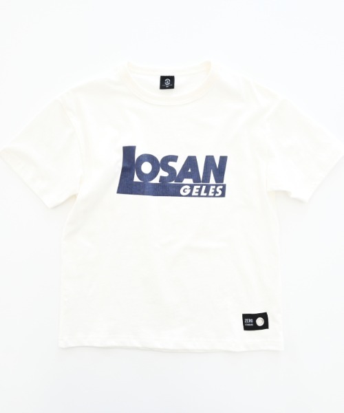 ZERO standerd（ゼロスタンダード）の「ZERO standard/ゼロスタンダード LOSANGELES　Tシャツ（Tシャツ/カットソー・キッズ・チャコールグレー/オフホワイト/アイボリー・110cm/120cm/130cm/140cm/150cm/160cm/100cm）」の16枚目の写真