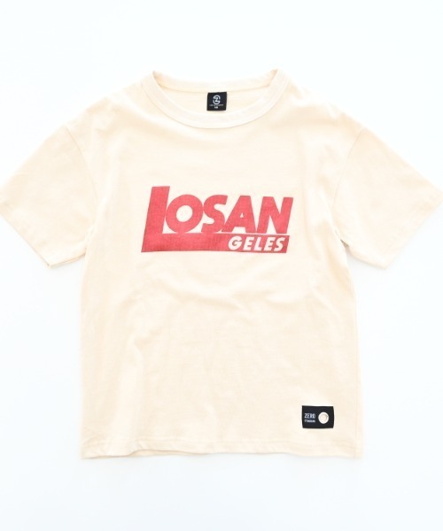 ZERO standerd（ゼロスタンダード）の「ZERO standard/ゼロスタンダード LOSANGELES　Tシャツ（Tシャツ/カットソー・キッズ・チャコールグレー/オフホワイト/アイボリー・110cm/120cm/130cm/140cm/150cm/160cm/100cm）」の19枚目の写真