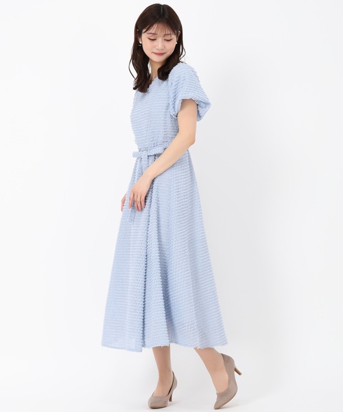 MISCH MASCH(ミッシュマッシュ)の「2wayカットドビーワンピース(ワンピース・レディース・ブルー/ブラック/ホワイト・S/M)」の8枚目の写真